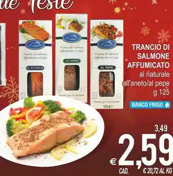MD Discount Trancio di salmone affumicato al naturale 125 g offerta