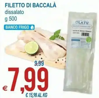 MD Discount Filetto di baccala 500 g offerta