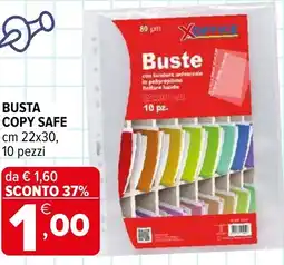 Iperal Busta copy safe offerta