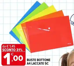 Iperal Buste bottone a4 laccate 5C offerta
