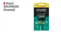 Supermercati Dok 6 Rasoi WILKINSON Xtreme3 offerta