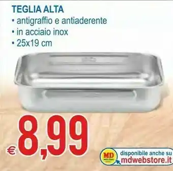 MD Discount Teglia alta offerta