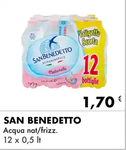 Iper Tosano SAN BENEDETTO Acqua nat/frizz. offerta