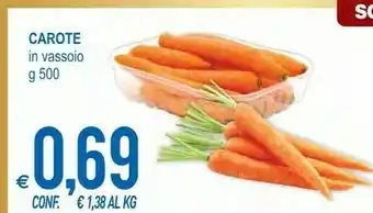MD Discount Carote in vassoio 500 g offerta