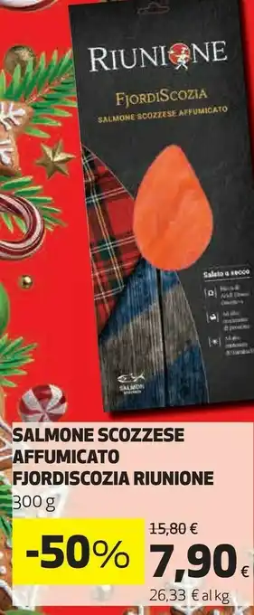 Coop Riunione salmone scozzese affumicato 300 g offerta