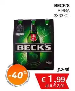 Coop BECK'S Birra offerta