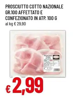 Famila PROSCIUTTO COTTO NAZIONALE GR.100 offerta