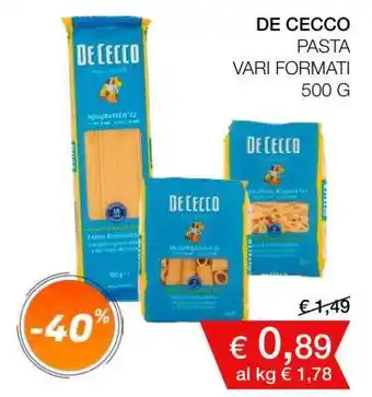 Coop DE CECCO offerta