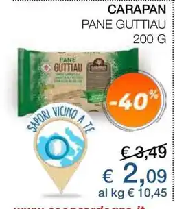 Coop CARAPAN PANE GUTTIAU offerta