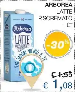 Coop ARBOREA LATTE P.SCREMATO 1 LT offerta