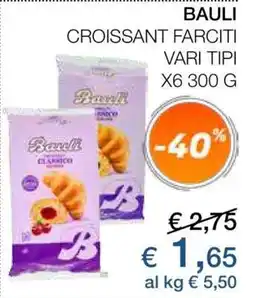 Coop BAULI CROISSANT FARCITI VARI TIPI X6 300 G offerta