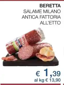 Coop BERETTA SALAME MILANO ANTICA FATTORIA ALL’ETTO offerta