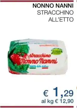 Coop NONNO NANNI stracchino offerta