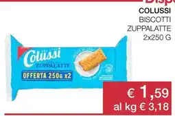 Coop COLUSSI BISCOTTI ZUPPALATTE offerta