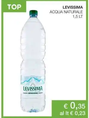 Coop LEVISSIMA ACQUA NATURALE offerta