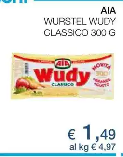 Coop AIA WURSTEL WUDY CLASSICO 300 G offerta