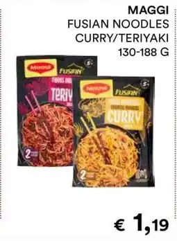 Coop MAGGI FUSIAN NOODLES CURRY/TERIYAKI offerta