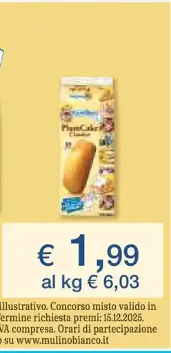Coop Plumcake Mulino Bianco offerta