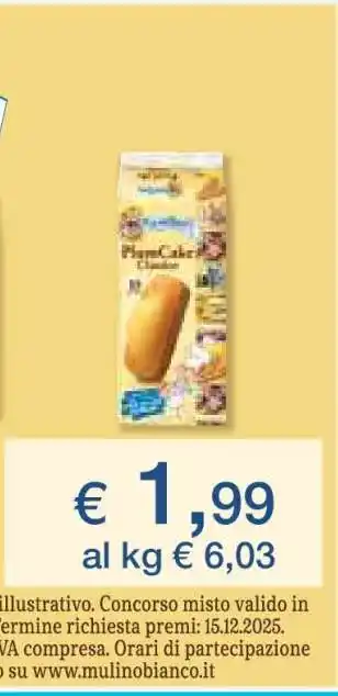 Coop Plumcake Mulino Bianco offerta