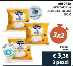 Coop Arborea Mozzarella Alta Digeribilità offerta