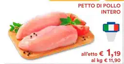 Coop Petto Di Pollo Intero offerta