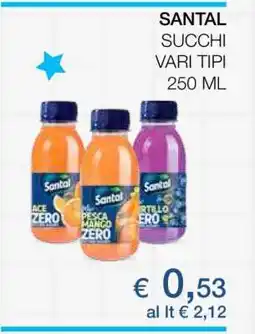 Coop Santal Succhi Vari Tipi offerta