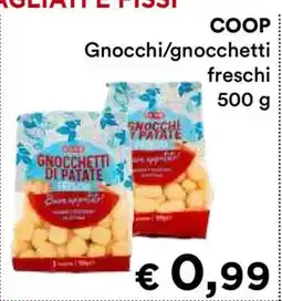 Coop COOP Gnocchi/gnocchetti freschi offerta