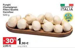 Carrefour Funghi Champignon Filiera Qualità Carrefour offerta