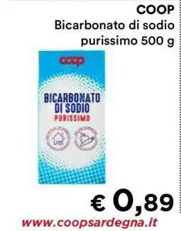 Coop COOP Bicarbonato di sodio purissimo 500 g offerta