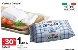 Carrefour CERTOSA GALBANI offerta