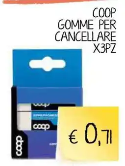 Coop COOP GOMME PER CANCELLARE X3PZ offerta