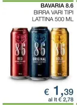 Coop Bavaria 8.6 offerta