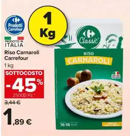 Carrefour Riso Carnaroli Carrefour offerta