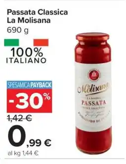 Carrefour Passata Classica La Molisana offerta