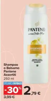 Carrefour Shampoo o Balsamo Pantene Assortiti offerta