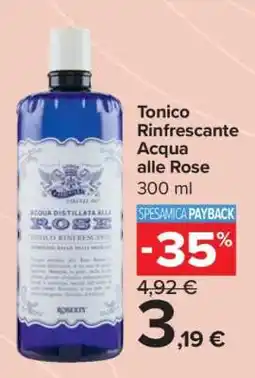 Carrefour Tonico Rinfrescante Acqua alle Rose offerta