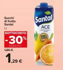 Carrefour Succhi di Frutta Santal offerta