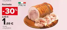 Carrefour PORCHETTA offerta