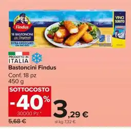Carrefour BASTONCINI FINDUS offerta