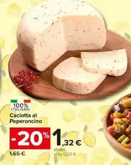 Carrefour Caciotta al Peperoncino offerta
