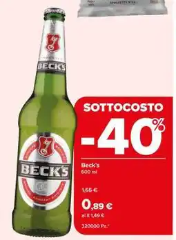Carrefour BECK'S offerta