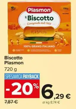 Carrefour Biscotto Plasmon offerta