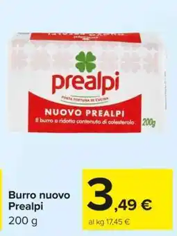 Carrefour Burro Nuovo Prealpi offerta