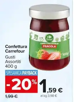 Carrefour Confettura Carrefour offerta