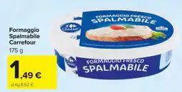 Carrefour Formaggio Spalmabile Carrefour offerta