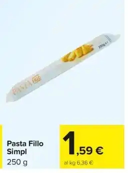 Carrefour Pasta Fillo Simpl offerta