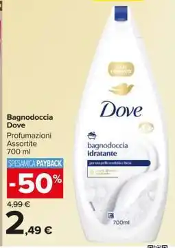 Carrefour BAGNODOCCIA DOVE offerta
