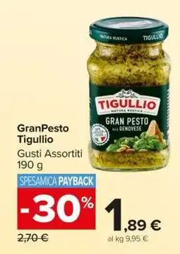 Carrefour GranPesto Tigullio offerta
