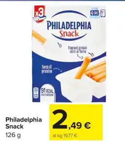 Carrefour Philadelphia Snack offerta
