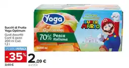 Carrefour Succhi di Frutta Yoga Optimum offerta